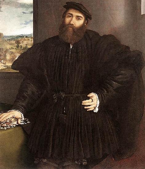 Lorenzo Lotto Portrat eines Edelmannes